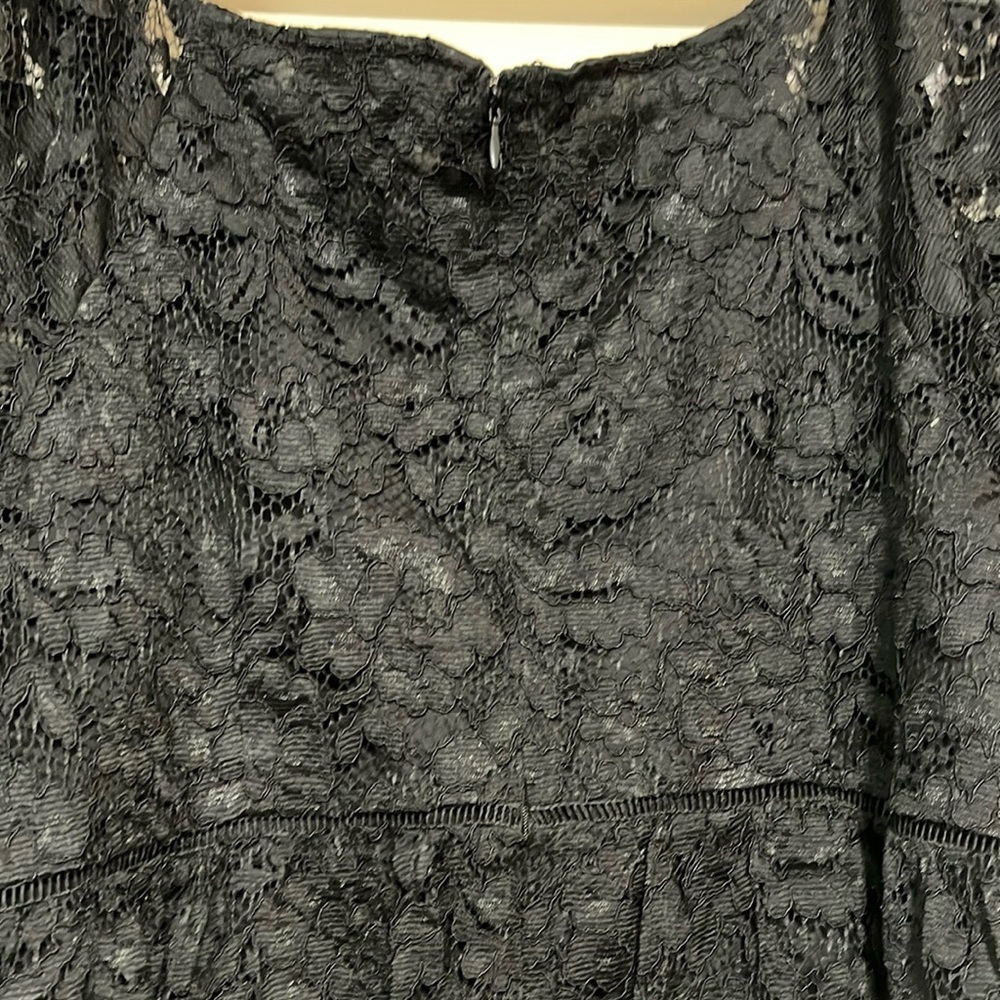Nanette Lepore Lace Peplum Top Sz XL - Picture 5 of 7